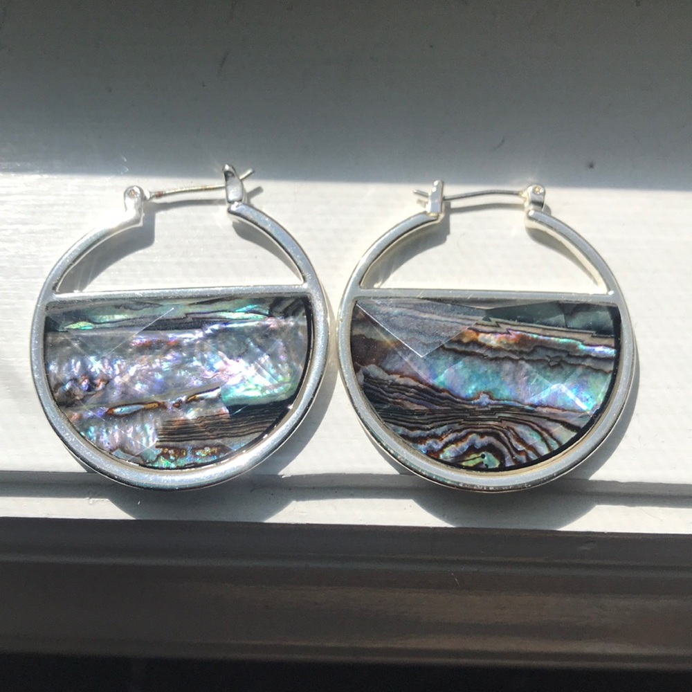 KC hoop earrings